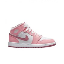 [정품] (GS) 조던 1 미드 코랄 초크 디저트 베리 (GS) Jordan 1 Mid Coral Chalk Desert Berry