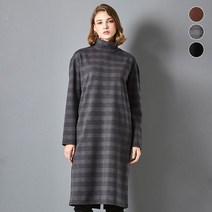 태그 하이넥 기모 롱 원피스 3종 택 1