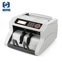 현금 상품권 돈세는 기계 데스크탑 멀티 통화 LCD 디스플레이 자동 지폐 카운터 UV MG 탐지기 HS-148, 01 WHITE_03 UK