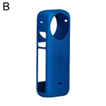 Insta 360 Insta360 X3 용 실리콘 보호 커버 부드러운 방진 슬리브 파노라마 카메라 액세서리 C0w6, 02 blue