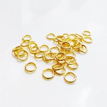 금속부자재 오링, 7mm 금색