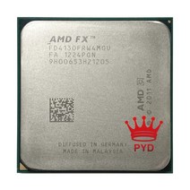 AMD FX 시리즈 FX-4130 4130 3.8 GHz 쿼드 코어 CPU 프로세서 FD4130FRW4MGU 소켓 AM3 +, 한개옵션0