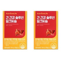 뉴트리원 간건강솔루션 밀크씨슬 추출물 광고 홈쇼핑 9중 복합 간영양제 체력관리 면역기능 멀티비타민 미네랄 나아신 판토텐산 식물성 밀크시슬 실리마린 헛개나무 홍경천 멜라트리약통, 2개(2개월)