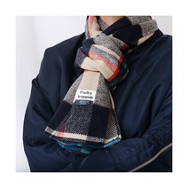후르츠라이 방모 체크머플러 여성 머플러 남자목도리 겨울 명품머플러 넥워머