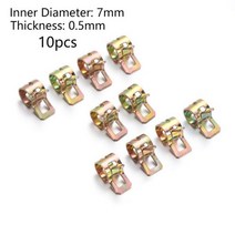 탑 판매 범용 6mm 자석 가스 연료 필터 가솔린 클리너 가솔린 파이프 호스 라인 ATV 핏 먼지 자전거 쿼드, 04 Spring Clip 7mm