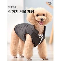 [보경샵] 강아지 겨울옷 패딩점퍼 애견옷 소형견 중형견 반려견 의상 조끼 따뜻하고 부드러운 옷 방수 방풍 옷, M, 블랙