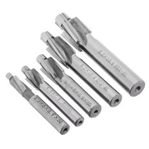 5PCS HSS 카운터 보어 엔드 밀 M3-M8 파일럿 슬로 팅 도구 밀링 커터 카운터 싱크 엔드 밀스, 하나, 은, 5개