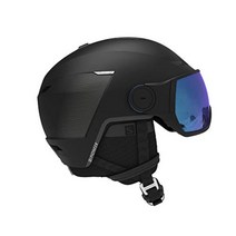 SALOMON (살로몬) 스키헬멧 스노우보드 헬멧 2022-23년 모델 남성 PIONEER LT VISOR, M(블랙)