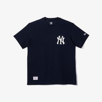 [국내정식매장] 뉴에라 티셔츠 MLB 빅 페이즐리 뉴욕 양키스 네이비 13546478