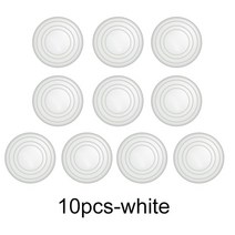 쇽업쇼바 자동차 쇼바 쇼크 업소버 충격 흡수 음소거 충격 소음 가스켓 범퍼 프로텍터 범용 도어 범퍼 프로텍터 스티커 트럭 suv, 화이트 루미 너스 -10pcs