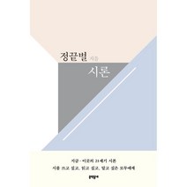 시론, 정끝별 저, 문학동네