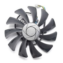 컴퓨터 CPU쿨러 쿨러 팬 교체 부품 85mm 4pin HA9010H12SF-Z RX460 4GB Inno3D P106 960 GeForce GTX 에어, 01 없음 RGB_01 Black