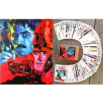 펄프 픽션 플레잉 카드(포커 덱 카드 54장 모두 다른) 빈티지 및 핀업 잡지 커버 일러스트레이션 스탠리 보락 제작 5551551978, Hardboiled Detective