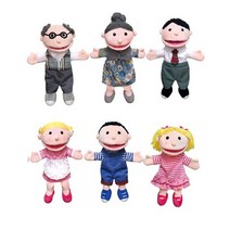 고급 구연 가족구성(6종택1) /가족손인형 입벌어지는인형, 아들