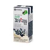 연세두유 고소한 검은콩 & 고칼슘 두유, 200ml, 7개