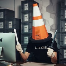 할로윈파티 3D 종이가면 동물가면 토끼 팬더곰 풀페이스 DIY 가면, 07_병아리