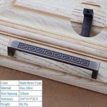 전원주택대문 옛날문고리 한옥창호 한옥문살 한옥문 대문빗장 오도시 옛날대문장식 대문장식세트 한옥장식 매트 브라운 가구 캐비닛 하드웨어 도어 핸들 매트 레트로 시안 중국 풀 94, 1-6137-128mm