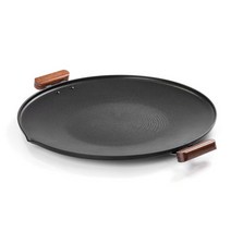 인덕션 우드핸들 그리들팬 35cm