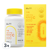 셀트리온 이너랩 상큼한 츄어블 비타민C 500 오렌지맛 120g, 60정, 3개