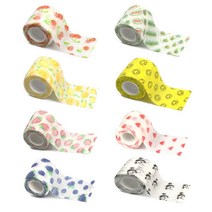 과일 패턴 훅그립 알록달록 자가 점착 손가락 테이핑, 레몬