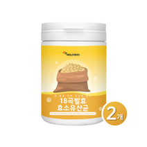 곡물 발효효소 효소 분말 유산균 황국균 현미 보리 가루 베타글루칸 식이섬유 엔자임 파우더 쉐이크, 2개, 230g