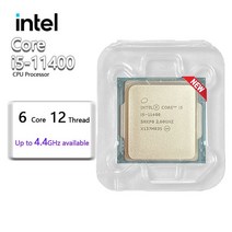 인텔 코어 i5-11400 i5 11400 2.6 GHz 6 12 스레드 CPU 프로세서 L3 = 12M 65W LGA 1200 새롭지 만 팬 없음