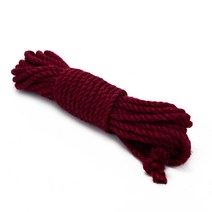 세기텍스타일 6.0mm 9m 황마로프 칼라 주트로프 (30color) 로프, 18.BURGUNDY