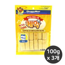 도기맨 강아지 간식 우유케익 100g x 3개, 상세 설명 참조