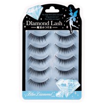 다이아몬드래쉬 Diamond Lash 슈퍼볼륨 블루 no 305 인조속눈썹 5쌍