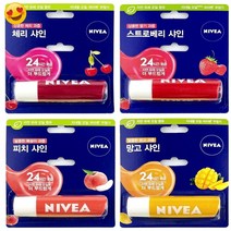 남자 여자 과일향 니베아 4종류 립케어 립밤, 상품선택, 01-체리샤인
