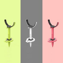 벤그룹 국산 높이조절 골프티꽂이 슬라이스 방지티 3개세트 골프티 롱티 숏티 눈금티, 단품