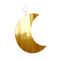 보헤미안 스타일 문 위상 거울 매달려 장식 입구 바 식당 배경 장식에 대 한 아크릴 장식 미적 거울, 금