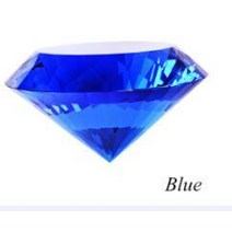 서예문진 쇠문진 유리문진 책 문진 누르개 60-100mm 화려한 크리스탈 유리 크리스탈, 푸른, 60mm