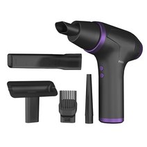 78000 무선 공기 살포기 2 in 1 진공 청소기 핸드 헬드 먼지 송풍기 pc, 노란색