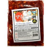 [더착한푸드]양념오돌뼈(400g) 식자재마트 대용량 업소용 술안주 간편식 돼지오돌뼈 hmr 고기안주 양념오돌뼈맛집 양념오돌뼈잘하는집, 400g, 1개