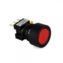 1A1B 푸쉬락 전원 스위치 24V DC LED 매입형 ON-ON 16mm KBL160AT-L3C1푸쉬 락 전원 스위치 LED, 화이트 [KBL160AT-L3CW1]