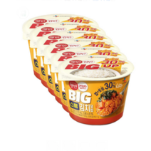 CJ 햇반컵반 BIG스팸김치덮밥 328g x6개, 6개