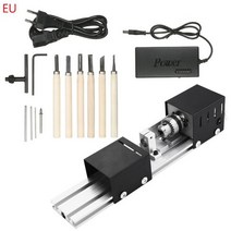 미국/EU 플러그 미니 선반 밀링 머신 비즈 DIY 목공 조각 커터 연삭 연마 드릴 블랙, [01] 한국플러그ropean regulations