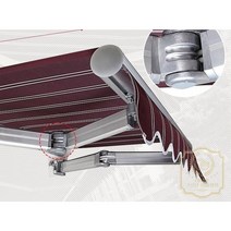 전원주택 고정어닝 천막 케노피천막 테라스가림막, 가후형 폭 4m*신장 2.0m