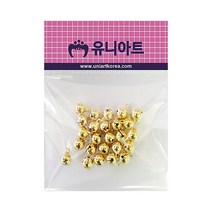 유니아트 2000 미니방울 금색 미니방울 10mm, 1개