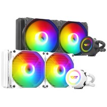 darkFlash AURA DA240 RGB CPU쿨러, 블랙