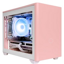 쿨러마스터 NR200P 핑크 미니ITX 케이스, 1개, 선택하세요