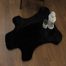 키밍 / 슈마켓 에코퍼 토끼털ST 러그 곰 블랙120X160
