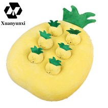 Xuanyunxi버섯 뽑기 애완동물 재미 이빨 가는 장난감1+1, 라지 파인애플(32*32cm)