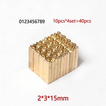 문자각인 금형ZONESUN DY-8 문자 세트 번호 LT-50D 코드 인쇄 기계에 대한 숫자, 01 2x3x15mm Number set