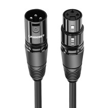 유그린 XLR 캐논 M F 마이크 연장 오디오 케이블 AV130, 1개, 15m