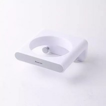 선반장 수건장 세면데하부장 욕실선반욕실 벽걸이 헤어 드라이어 선반 화장실 걸이 무료 펀칭 랙 도구, 04 White gray