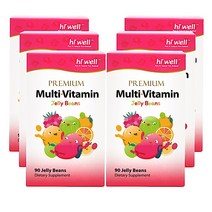 뉴질랜드 하이웰 멀티 비타민 Vitamin 90젤리빈 6개