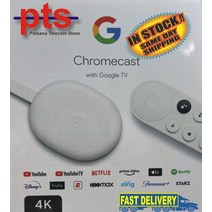 New Sealed 구글 크롬캐스트 with 구글 TV 4K UHD Media Streamer - 스노우