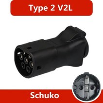 전기차충전 전기 자동차 측면 방전 플러그 EV MG Type2 차량 케이블 어댑터 ZS MG4 V2L, 기아 에서 EU 로